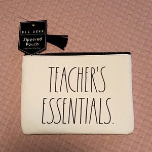 BRAND NEW! Rae Dunn - zippered pouch